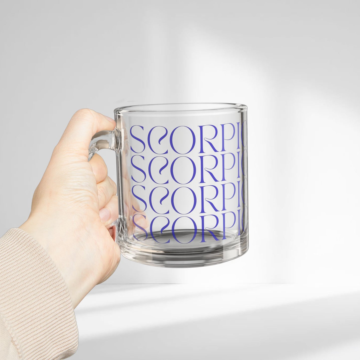 Scorpio Fade Glass Mug