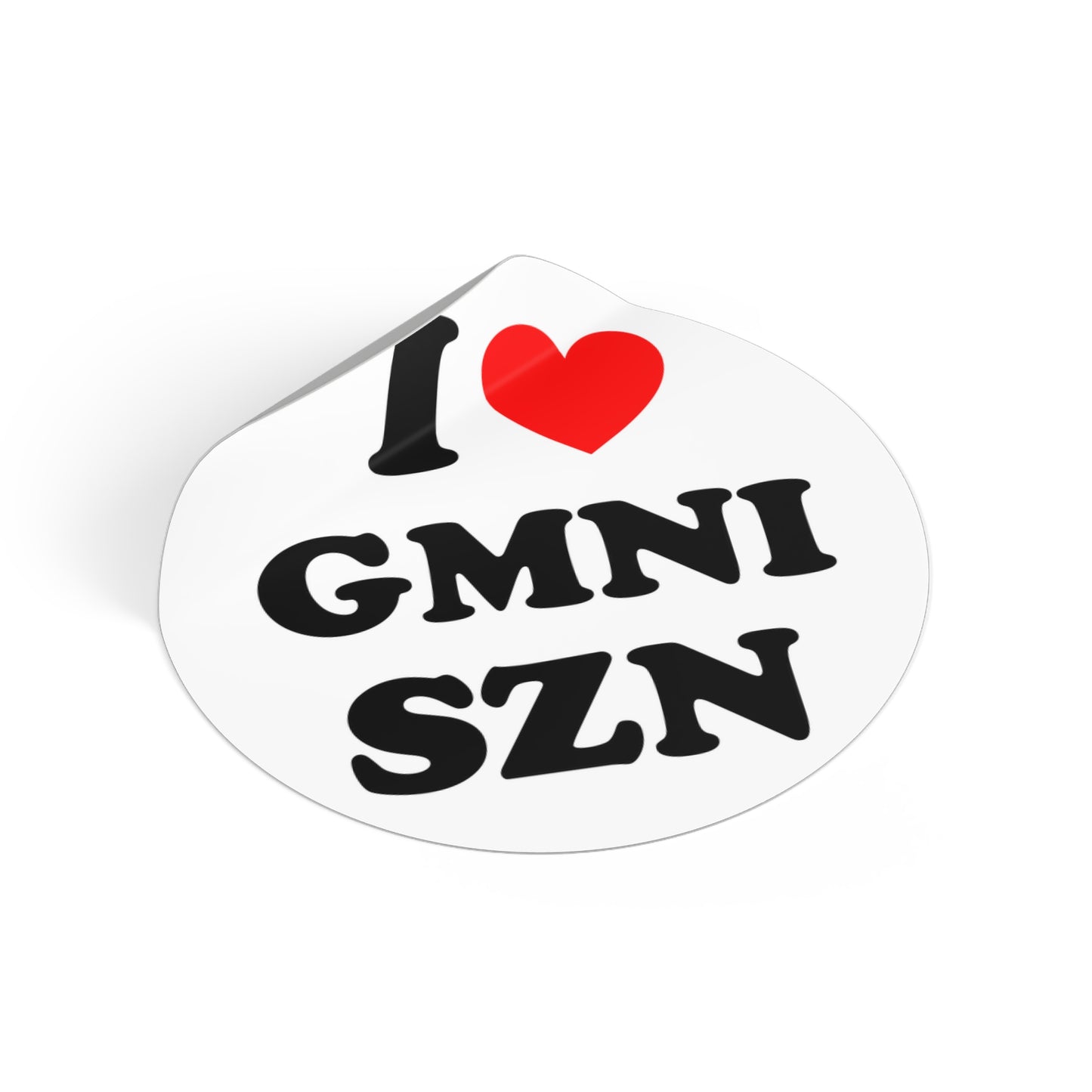 I LUV GEMINI SZN Stickers