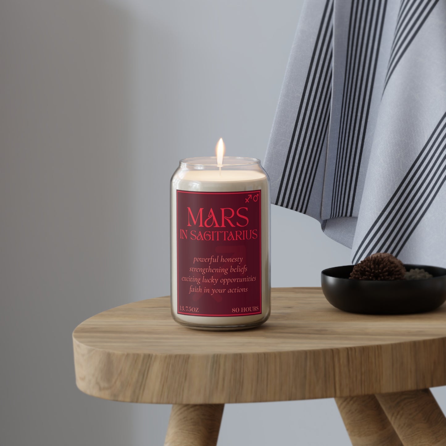 Mars in Sagittarius Candle
