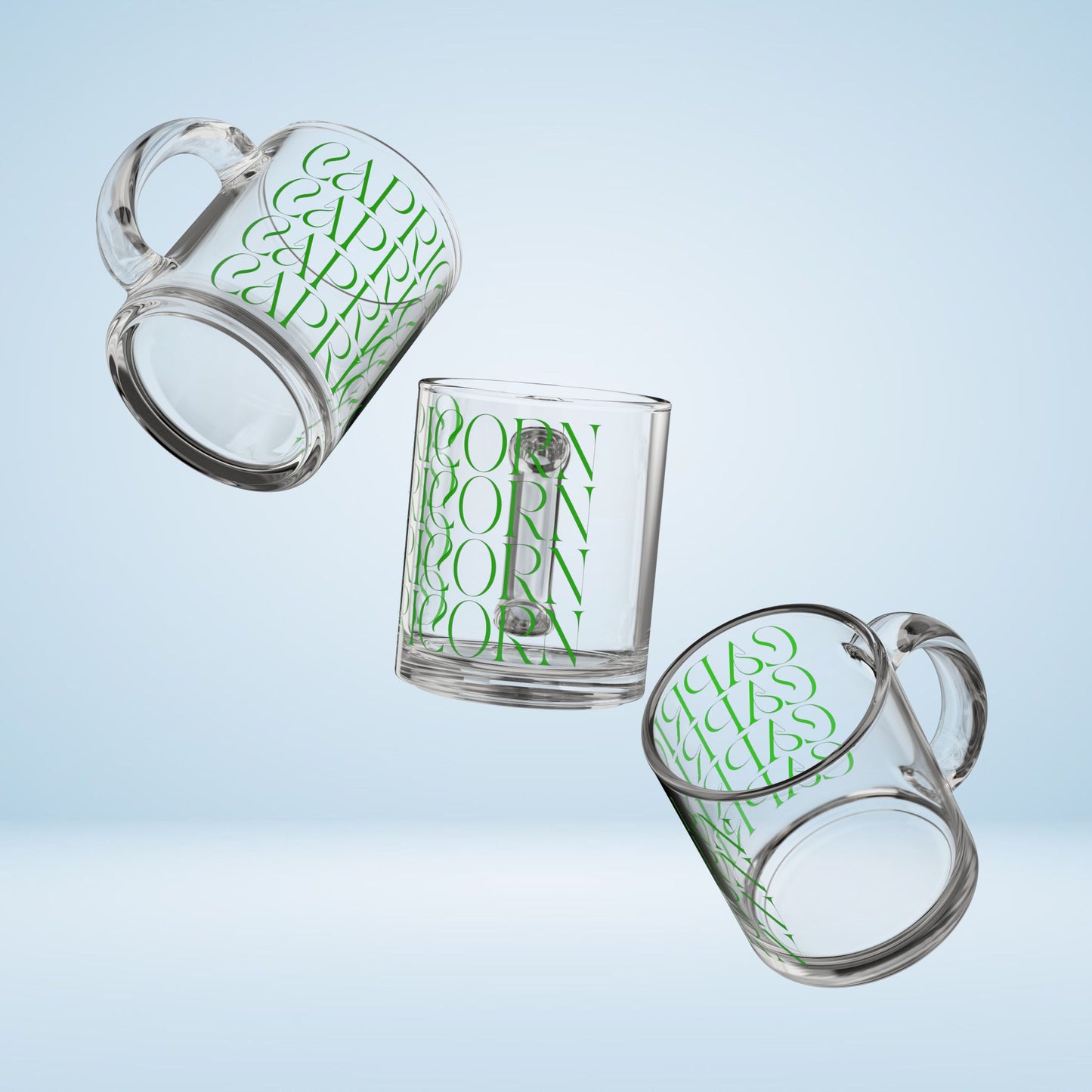 Capricorn Fade Glass Mug