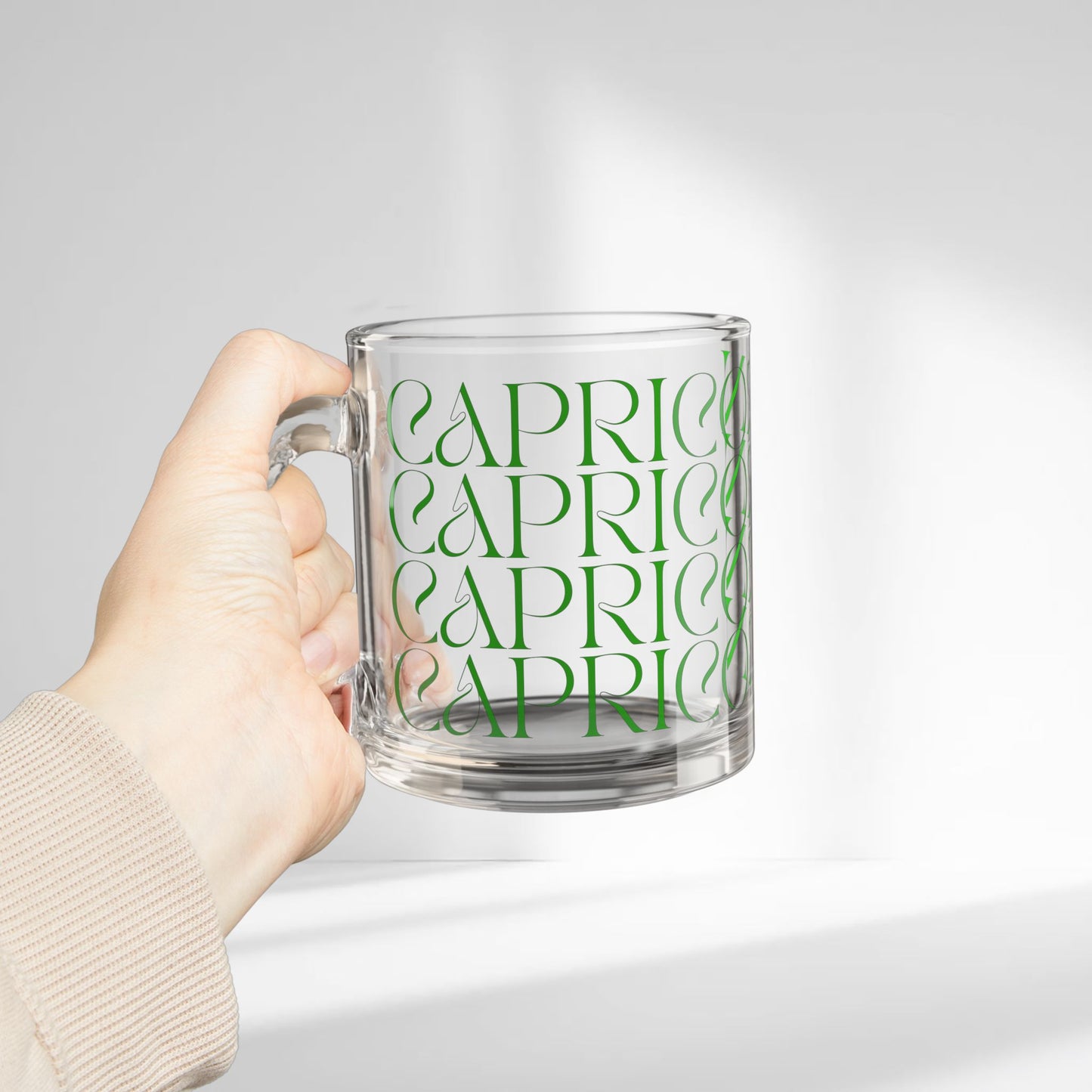 Capricorn Fade Glass Mug
