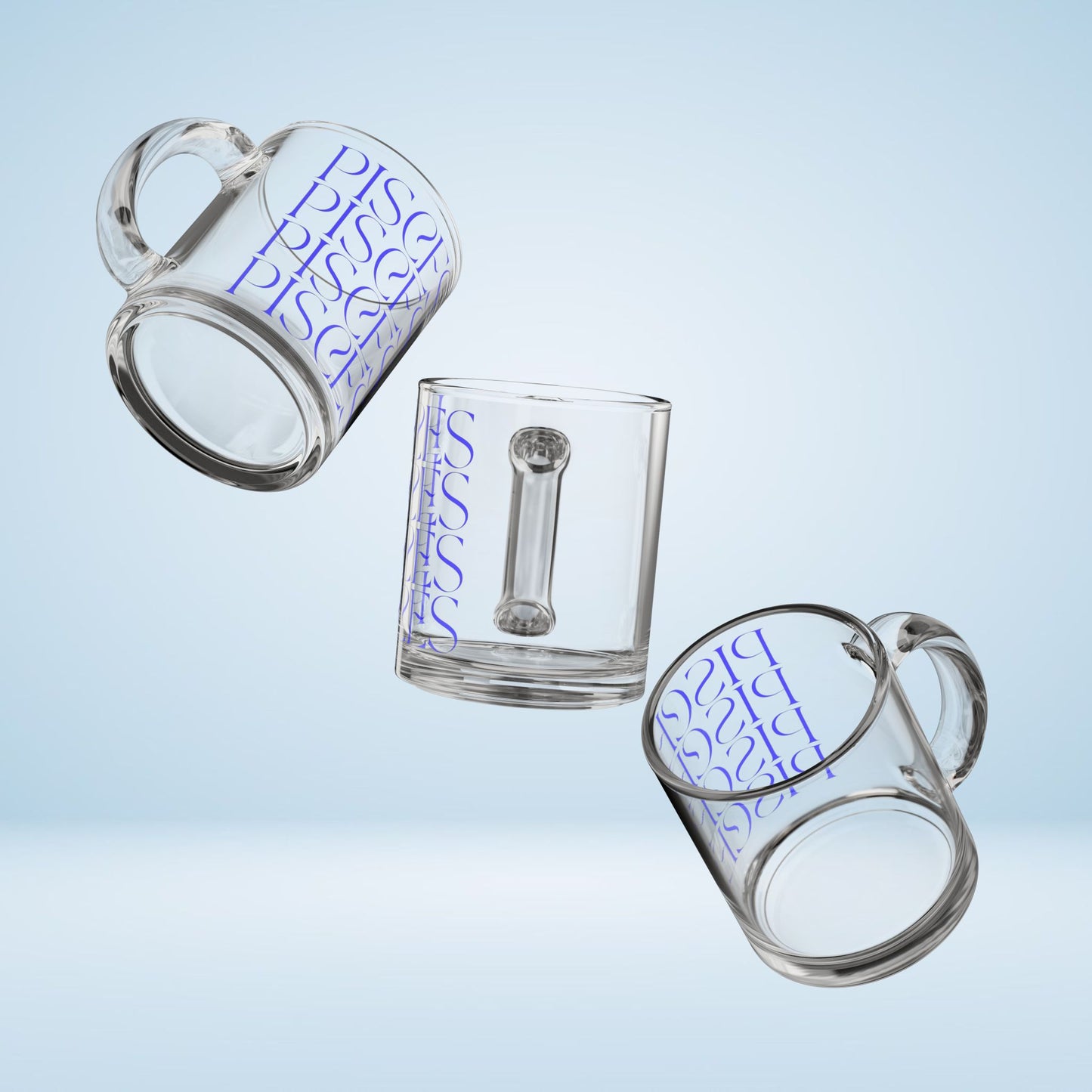 Pisces Fade Glass Mug