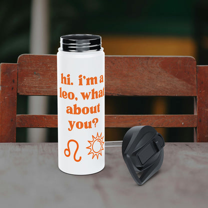"Hi, I'm a Leo" Water Bottle
