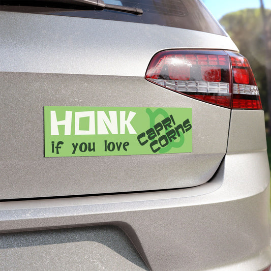Honk if You Love Capricorns Car Magnet