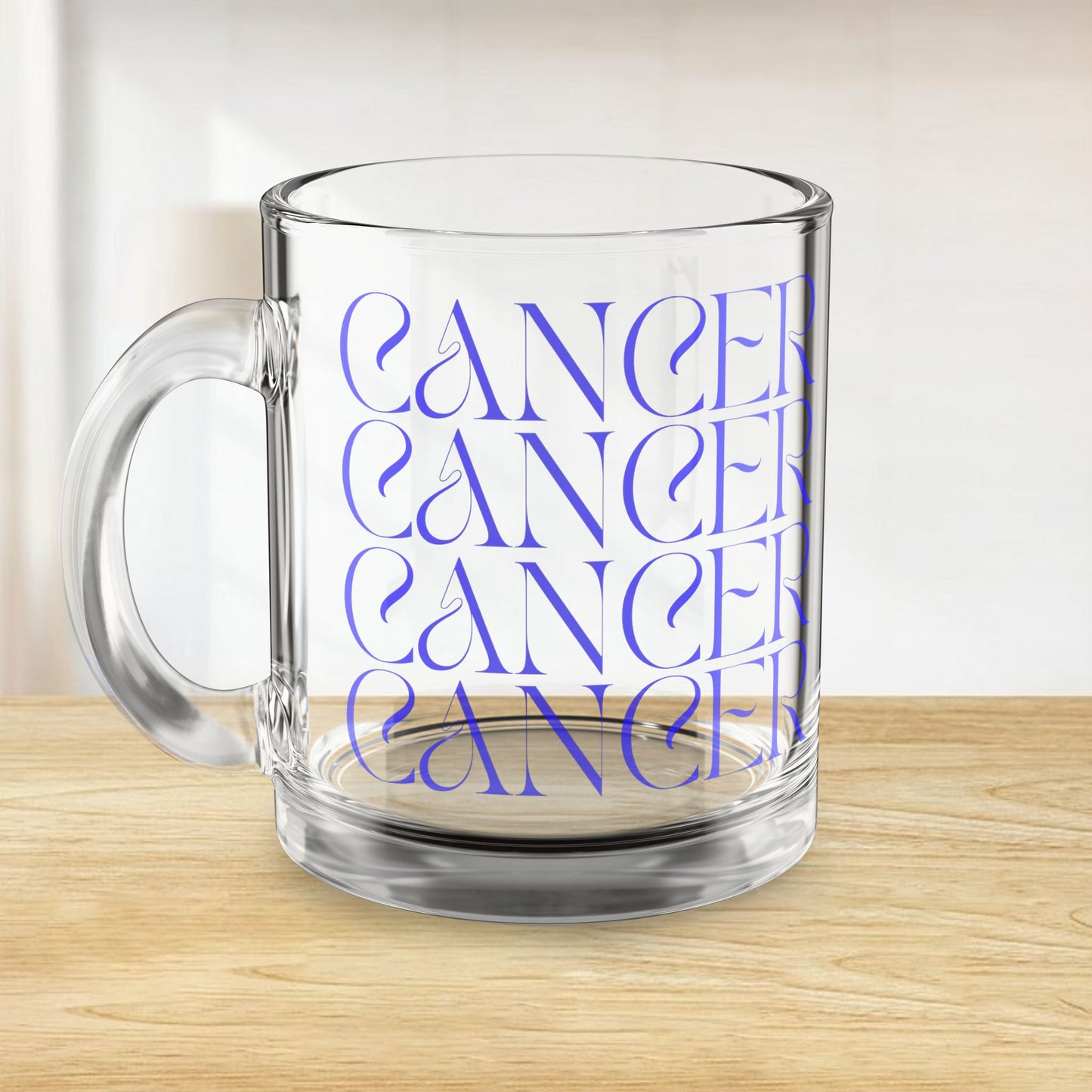 Cancer Fade Glass Mug