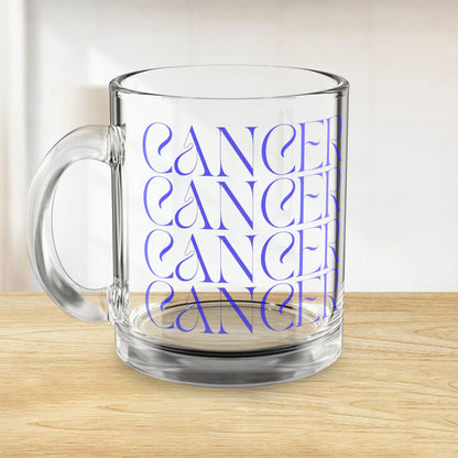Cancer Fade Glass Mug