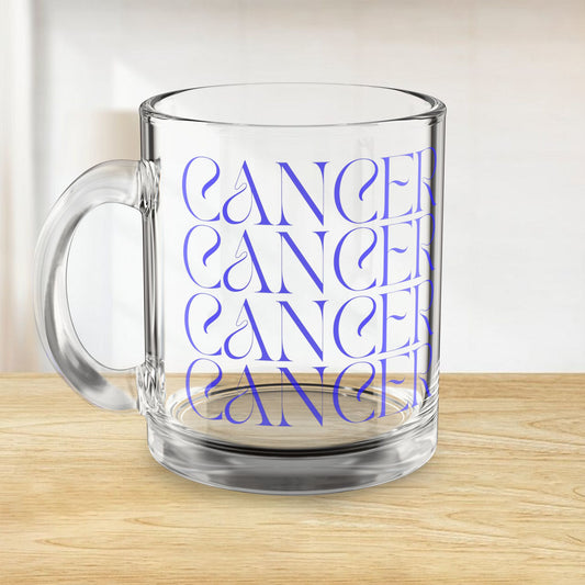 Cancer Fade Glass Mug