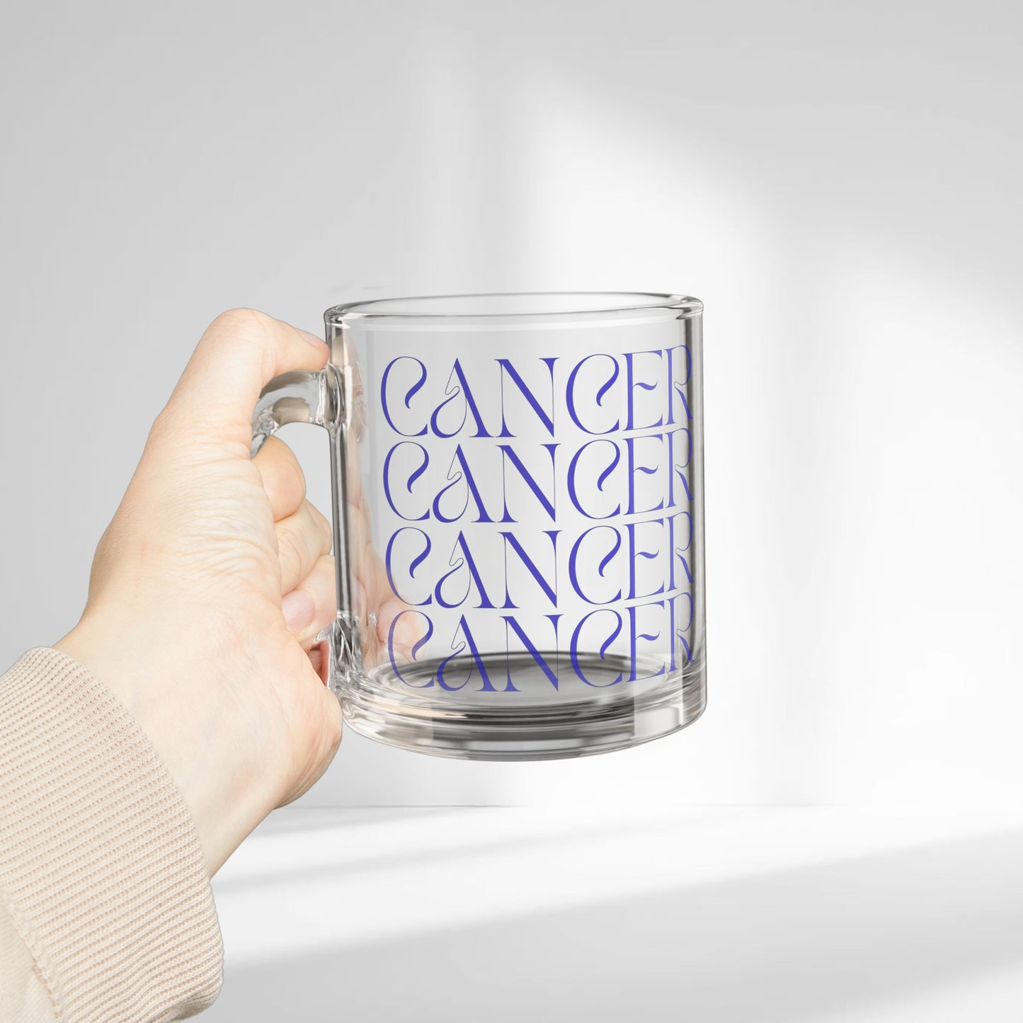 Cancer Fade Glass Mug