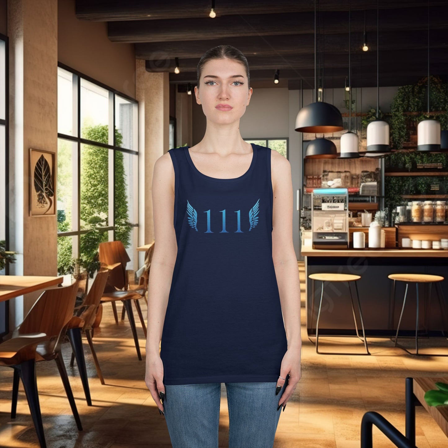 111 Angel Number Tank Top