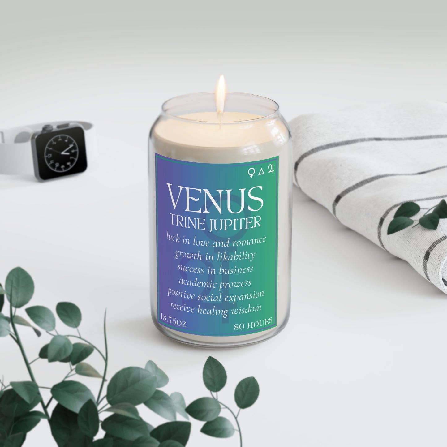 Venus Trine Jupiter Candle