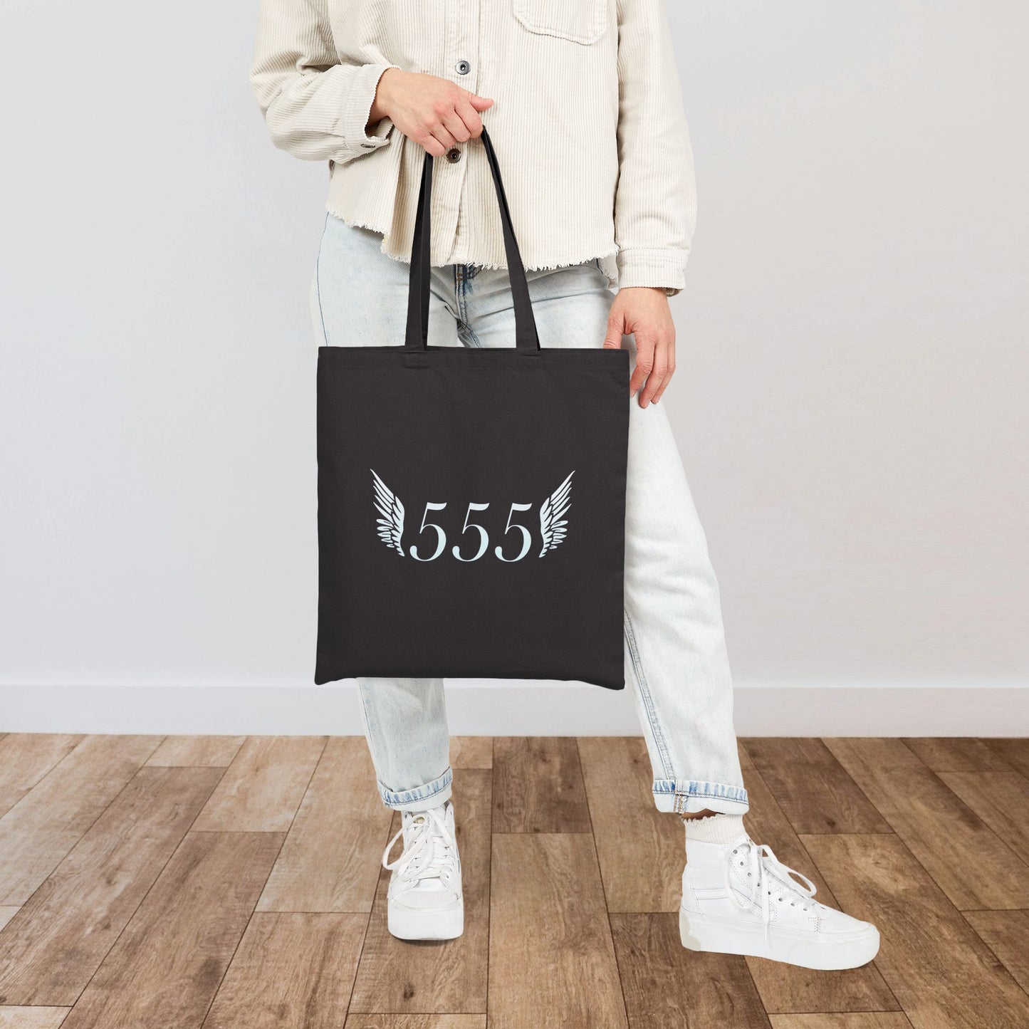 555 Angel Number Tote Bag