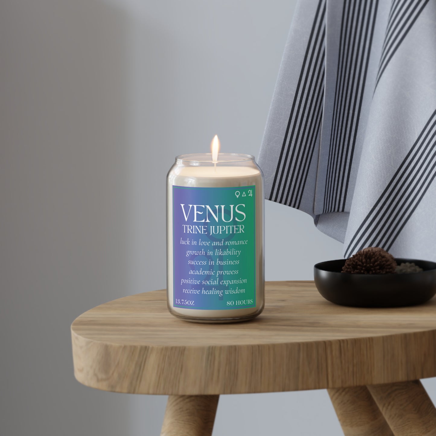 Venus Trine Jupiter Candle