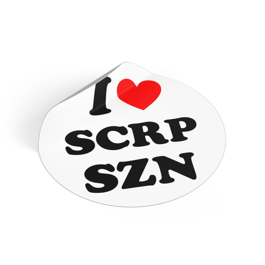 I LUV SCORPIO SZN Stickers