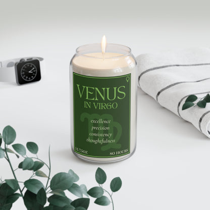 Venus in Virgo Candle