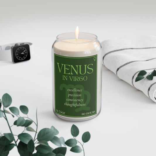 Venus in Virgo Candle