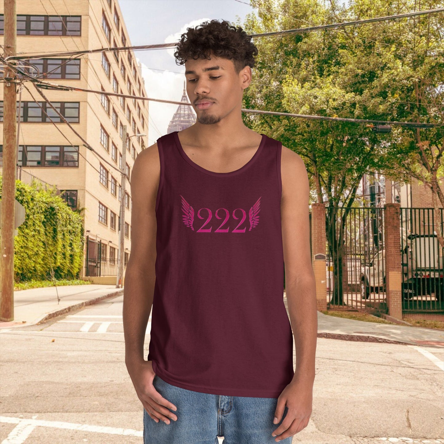 222 Angel Number Tank Top