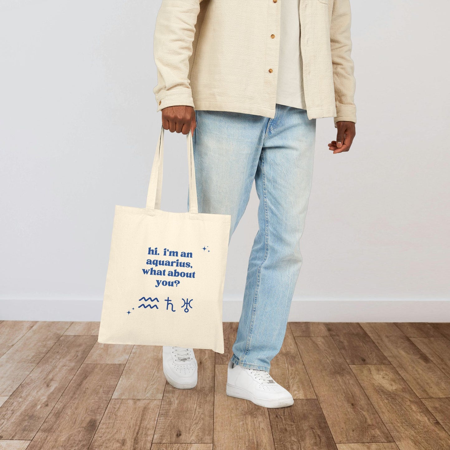 "Hi, I'm an Aquarius" Tote Bag