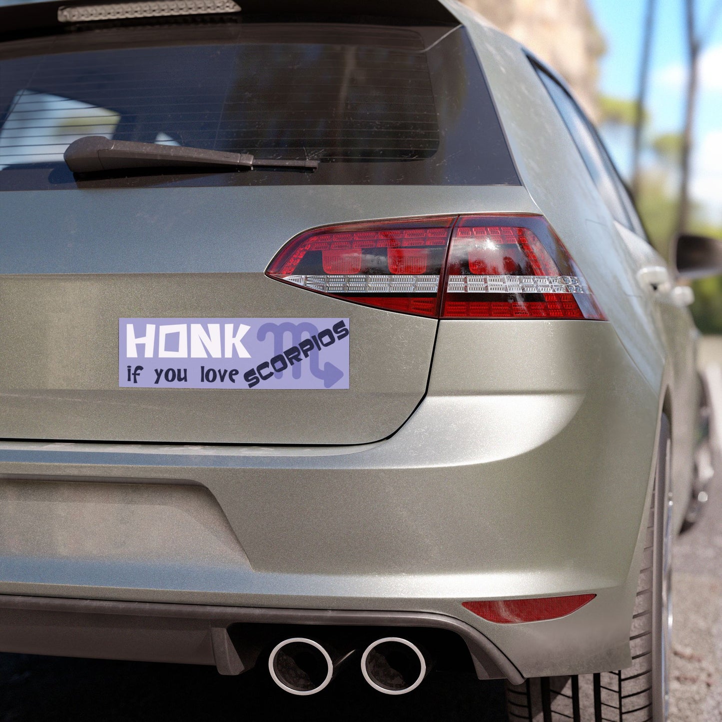 Honk if You Love Scorpios Car Magnet