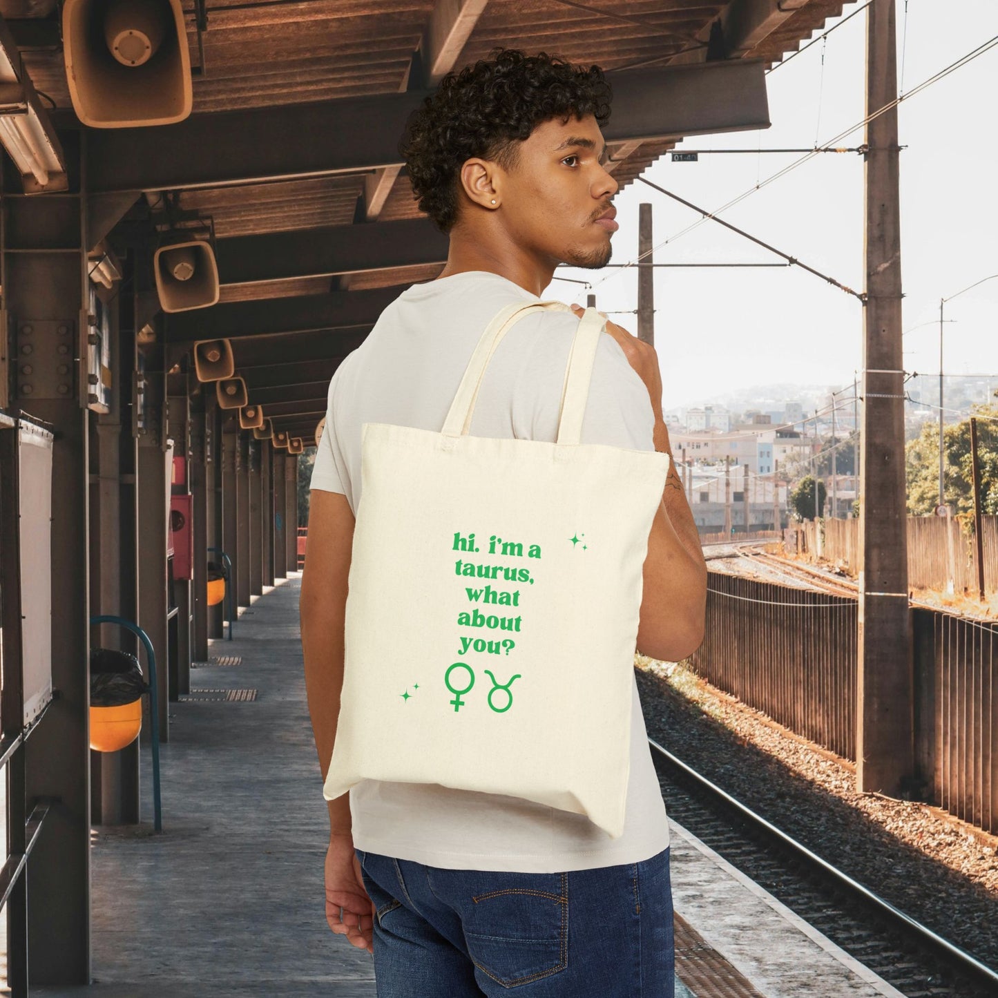 "Hi, I'm a Taurus" Tote Bag