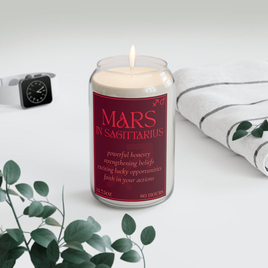 Mars in Sagittarius Candle