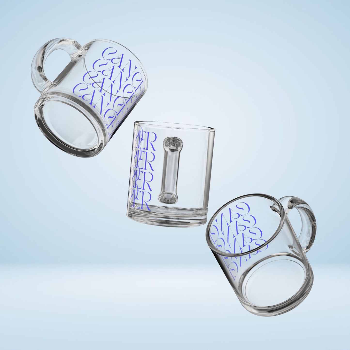 Cancer Fade Glass Mug