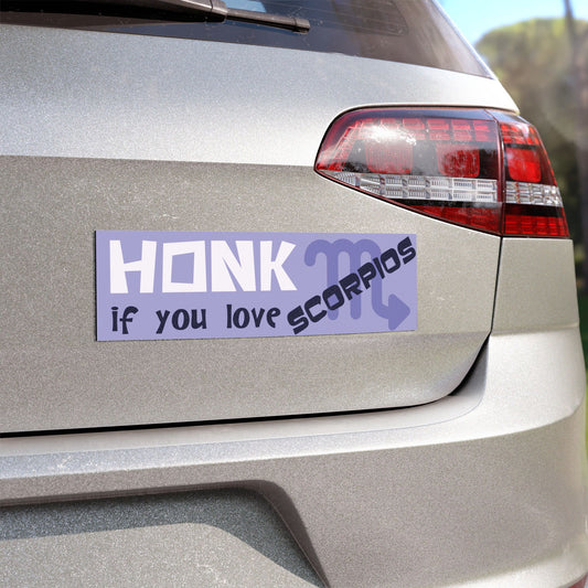 Honk if You Love Scorpios Car Magnet