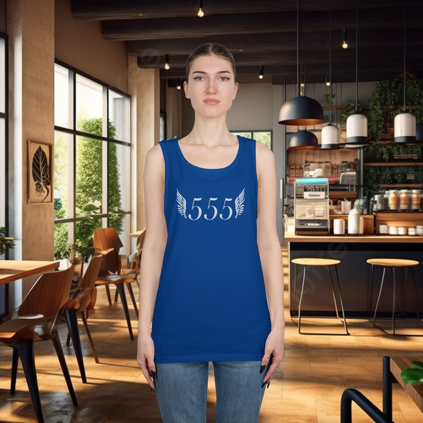 555 Angel Number Tank Top
