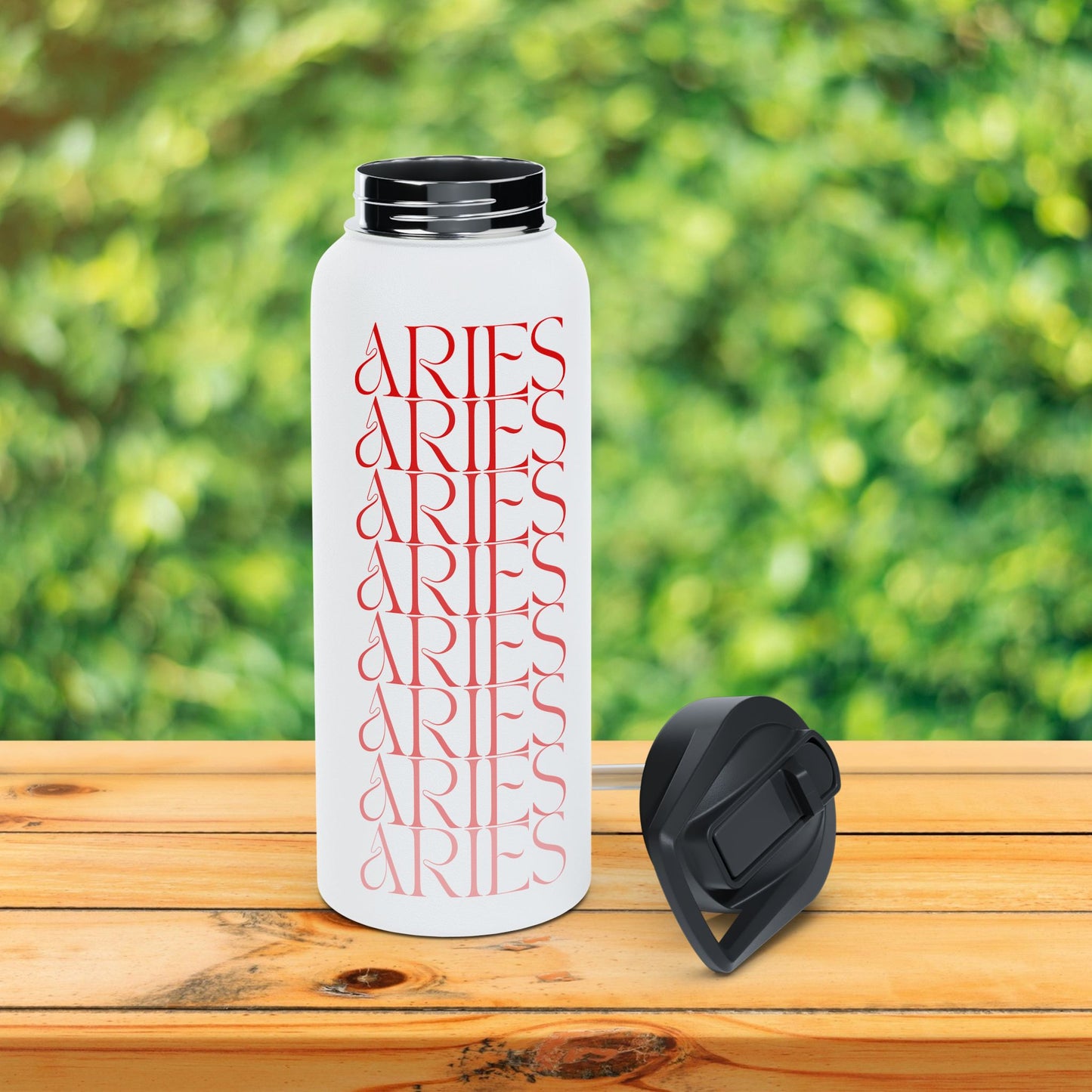 Aries Fade Water Bottle