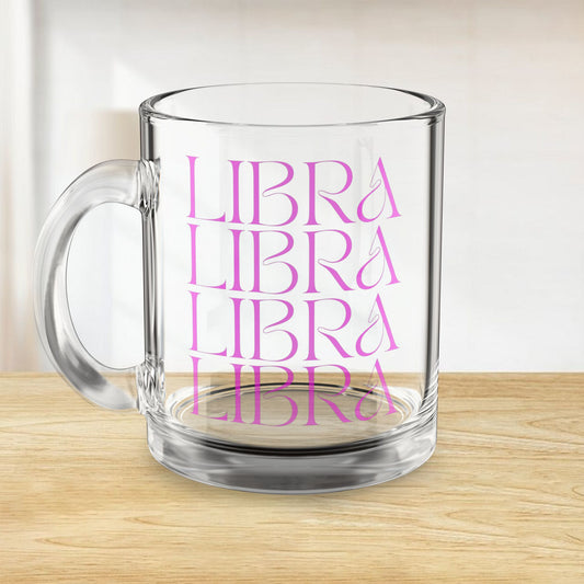 Libra Fade Glass Mug
