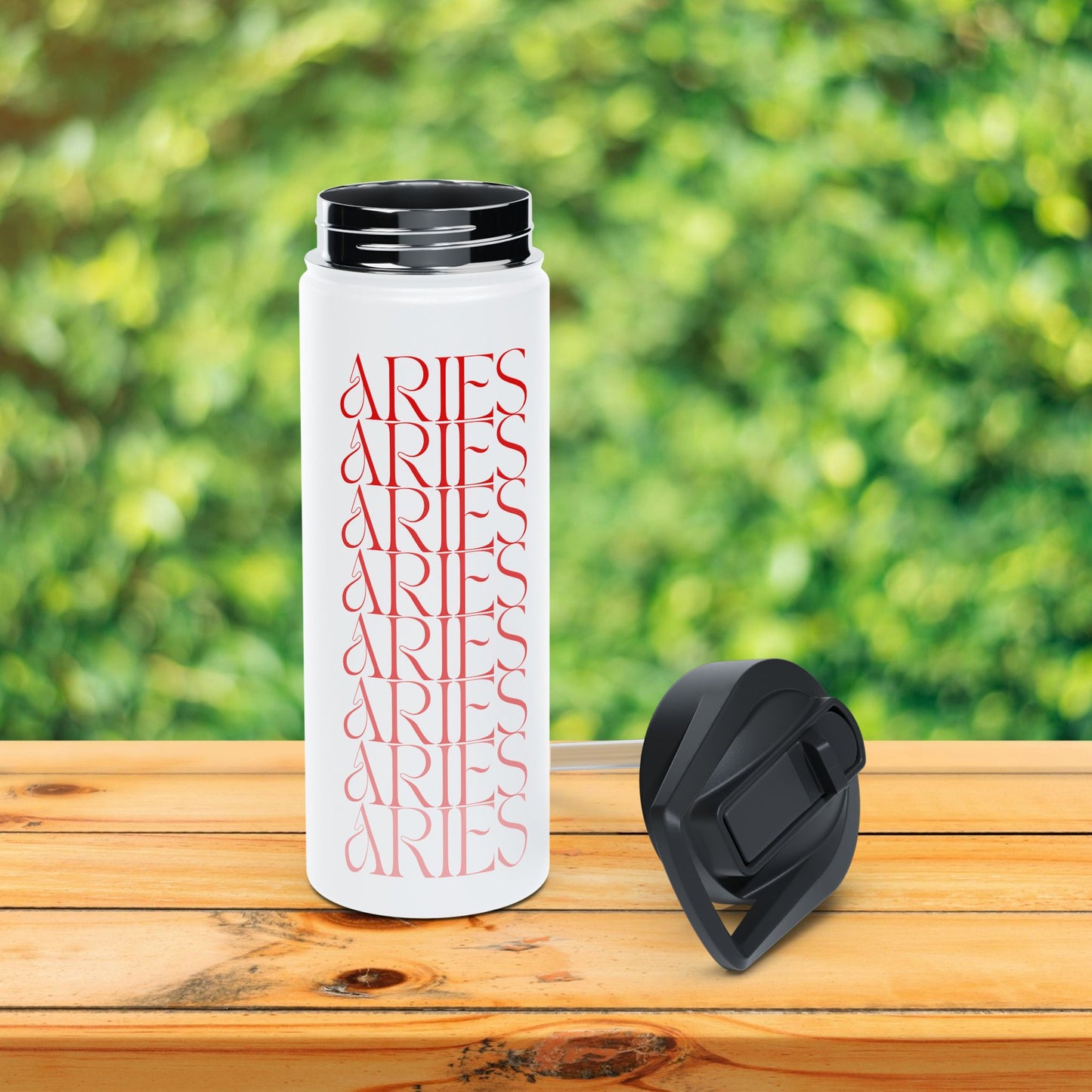 Aries Fade Water Bottle