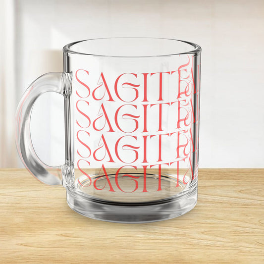 Sagittarius Fade Glass Mug
