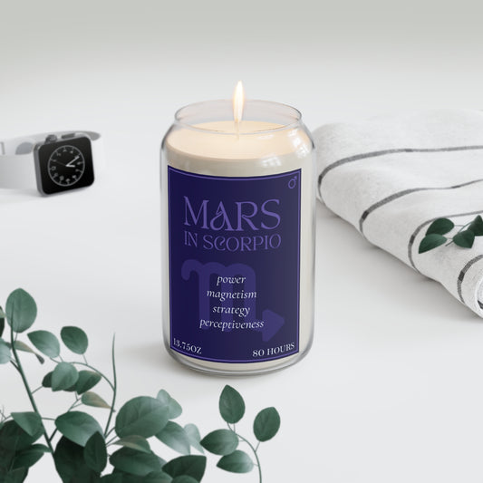 Mars in Scorpio Candle
