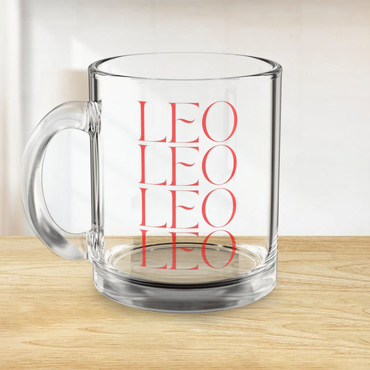 Leo Fade Glass Mug