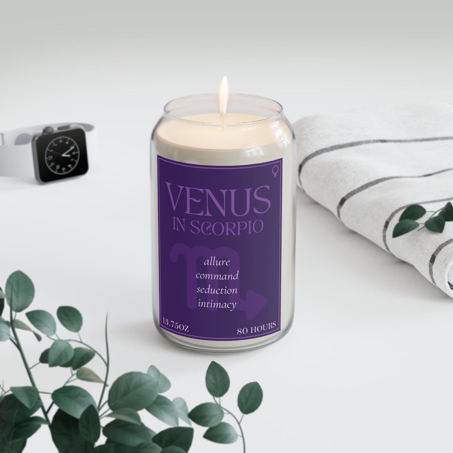Venus in Scorpio Candle
