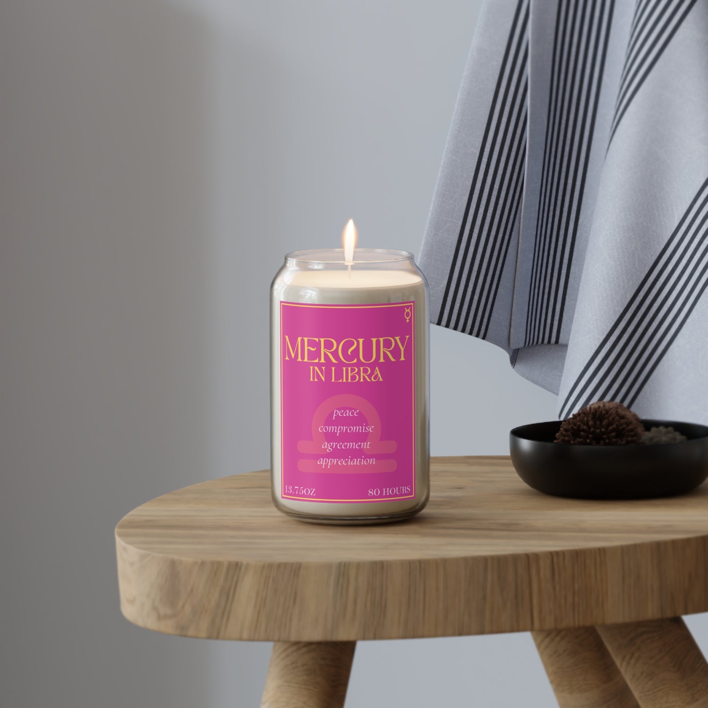 Mercury in Libra Candle