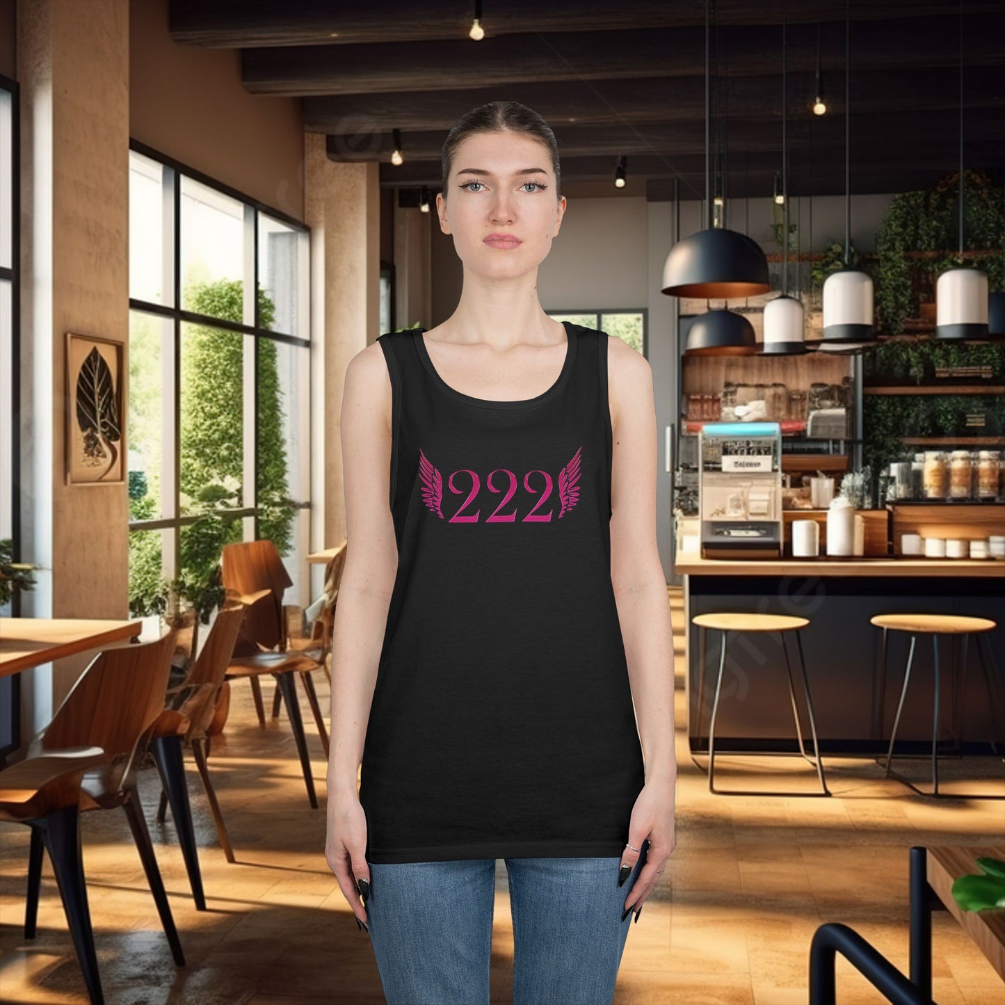 222 Angel Number Tank Top