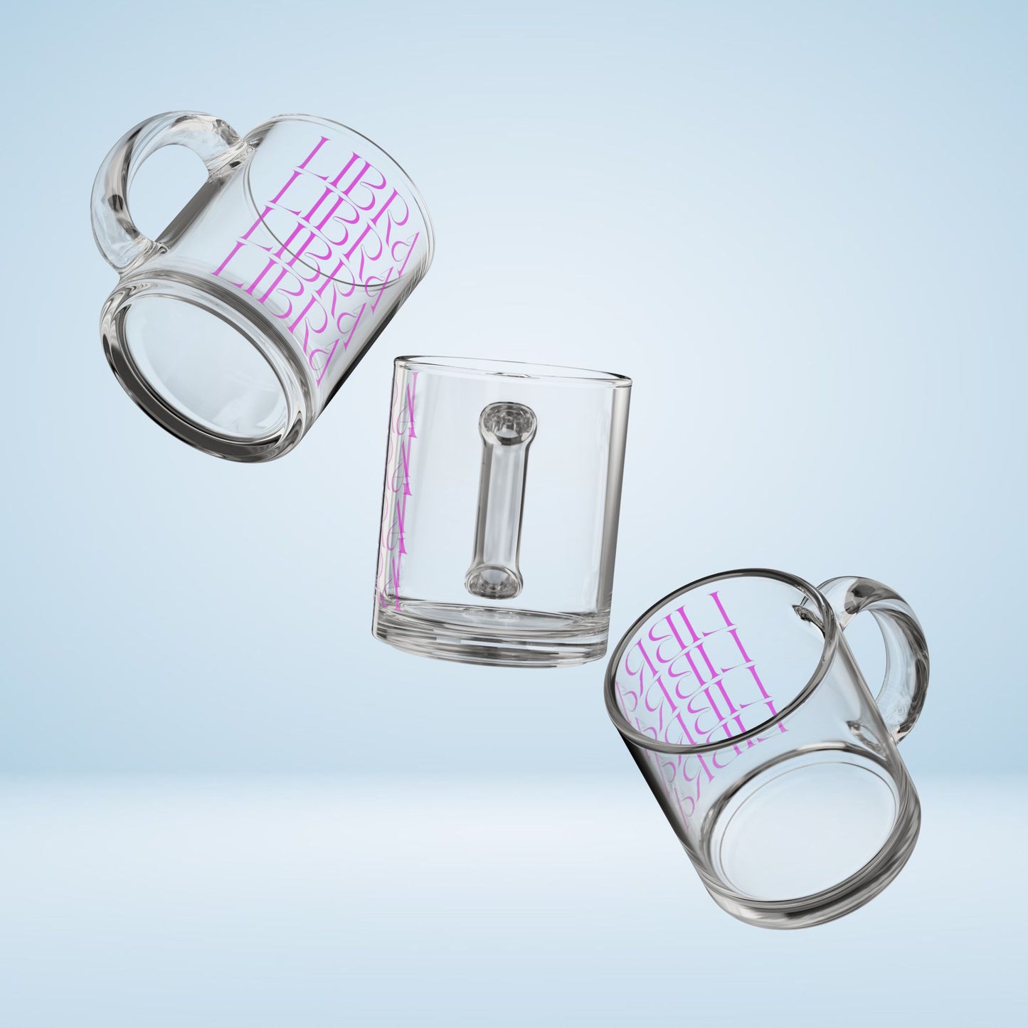 Libra Fade Glass Mug