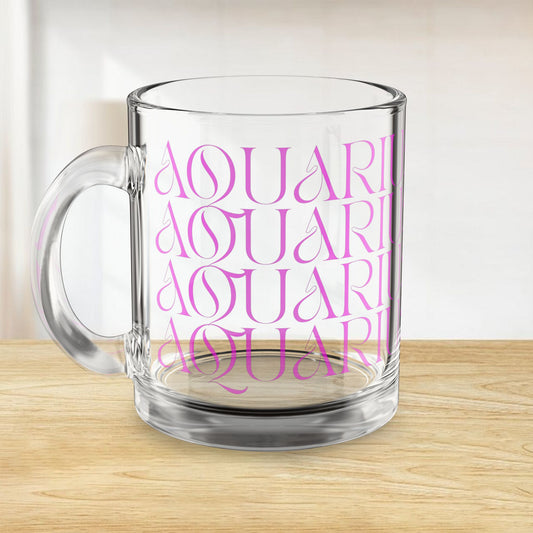 Aquarius Fade Glass Mug