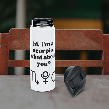 "Hi, I'm a Scorpio" Water Bottle