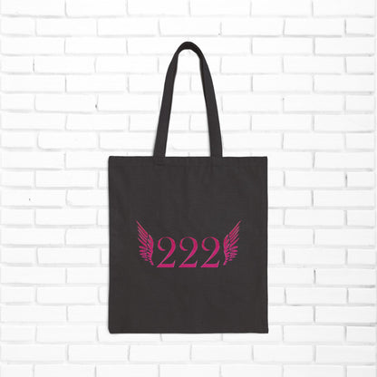 222 Angel Number Tote Bag