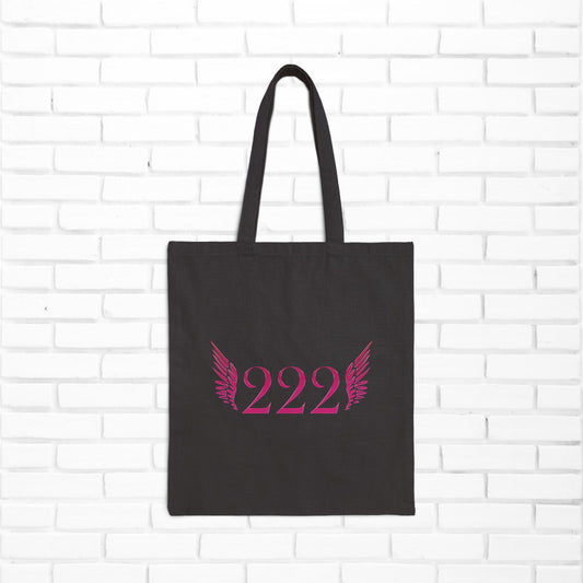222 Angel Number Tote Bag