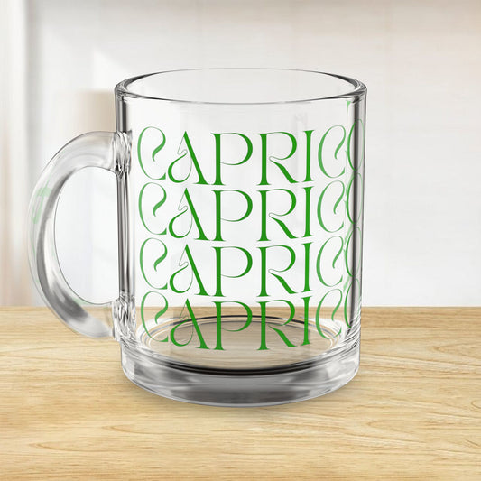 Capricorn Fade Glass Mug