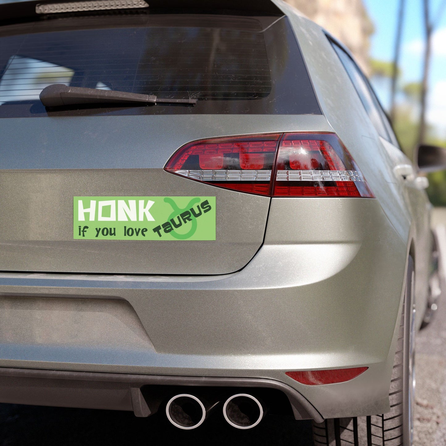 Honk if You Love Taurus Car Magnet