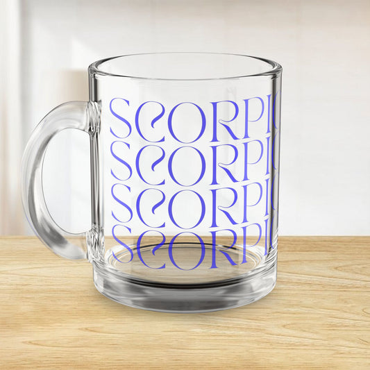 Scorpio Fade Glass Mug